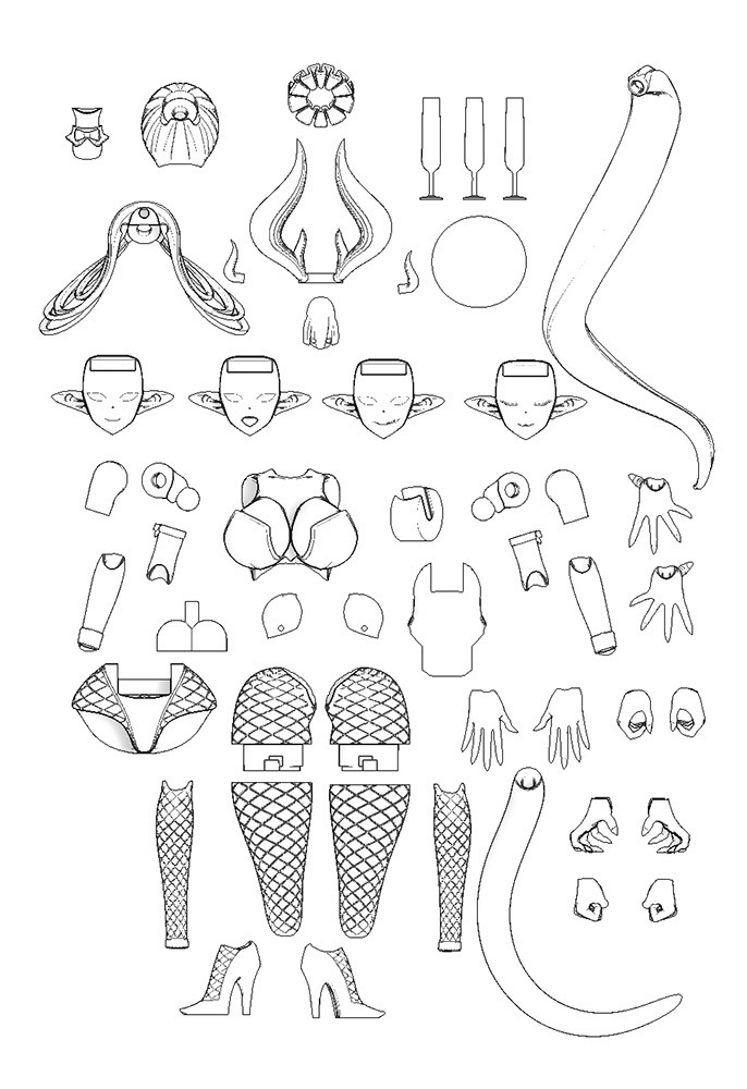 1/12可動伊吹童子バニー