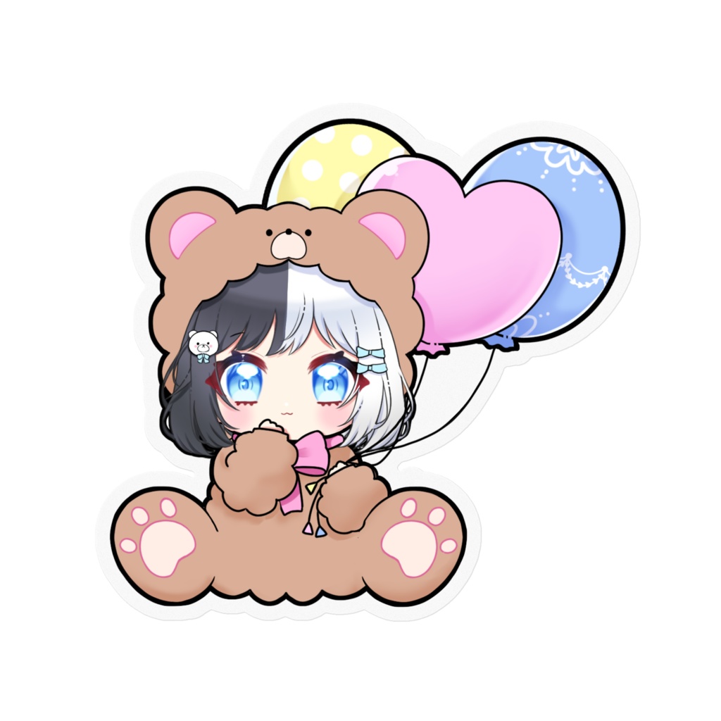 ぬいまぴステッカー