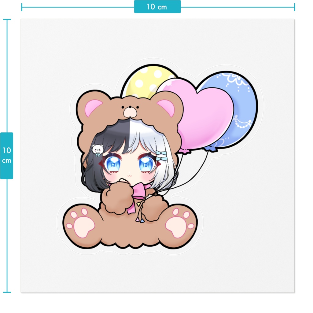 ぬいまぴステッカー