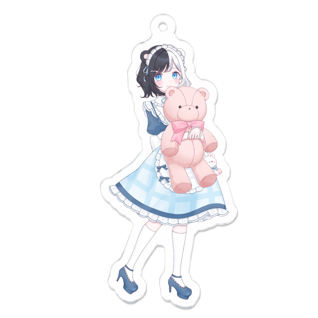 まぴとテディベアアクキー