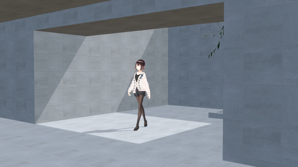 【Free】VPic・VRMポージング対応 「Atrium」