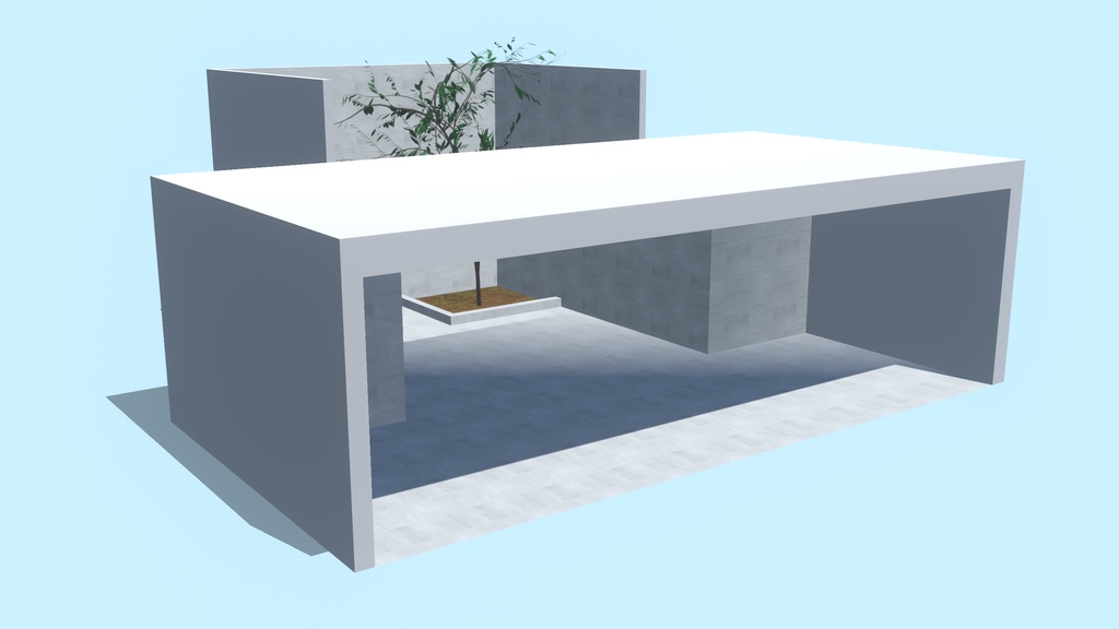 【Free】VPic・VRMポージング対応 「Atrium」