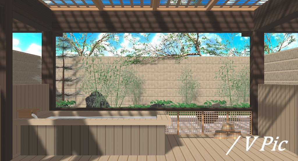 【Free】VPic・VRMポージング対応 「stream」