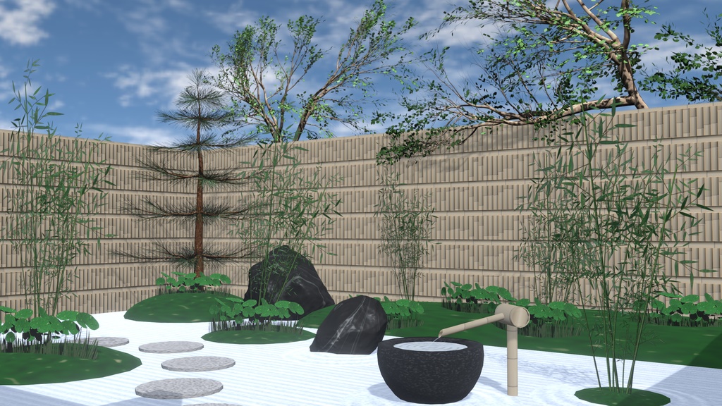 【Free】VPic・VRMポージング対応 「stream」