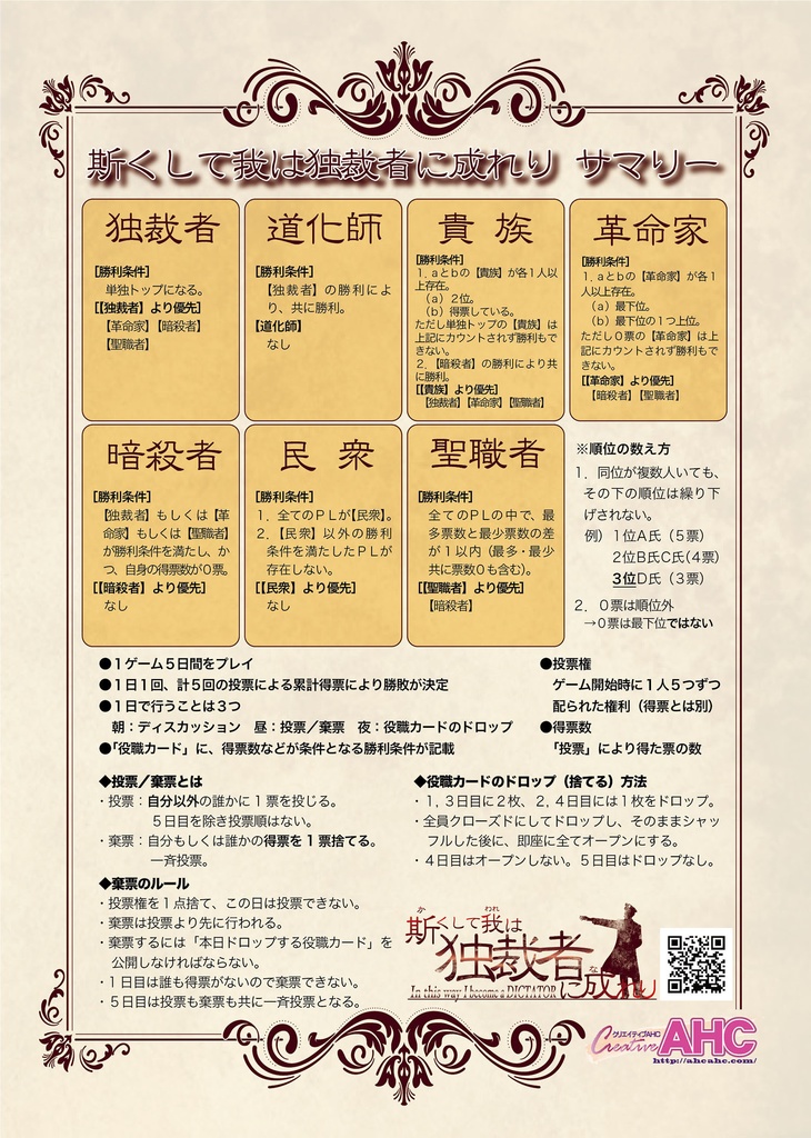 斯くして我は独裁者に成れり