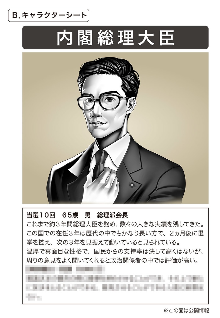 ミステリーゲーム「閣議」(マダミス)