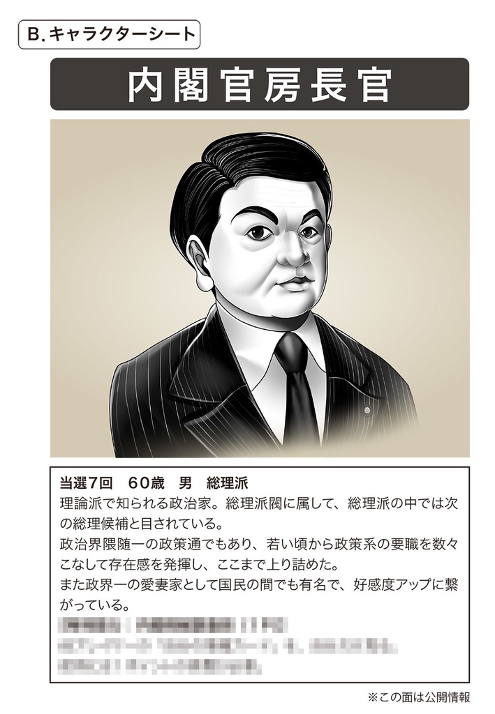 ミステリーゲーム「閣議」(マダミス)