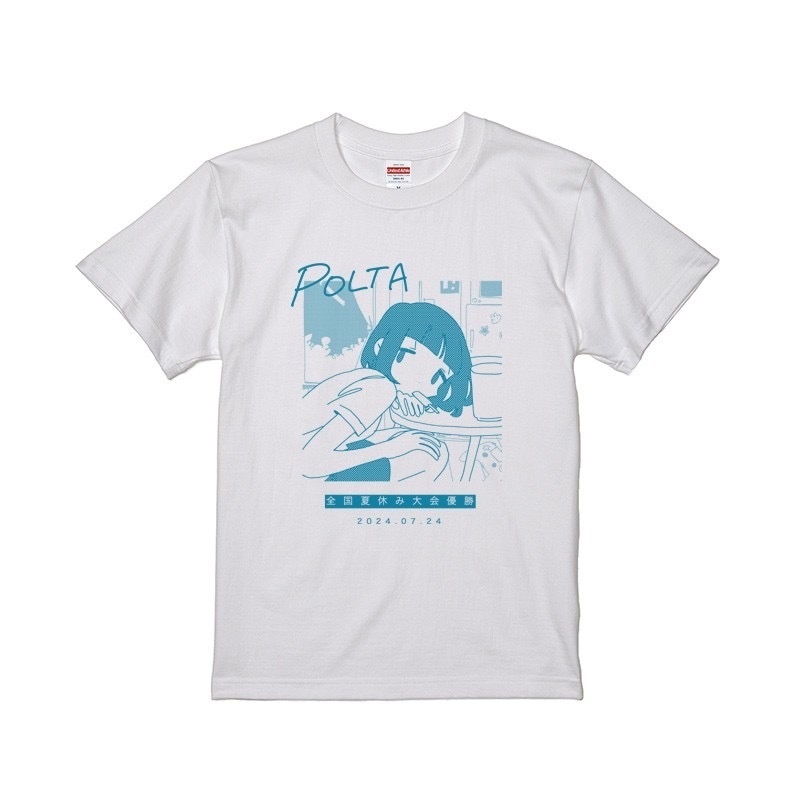 【受付終了】POLTAニューシングルTシャツ（白）＋クリアファイル＋ステッカー