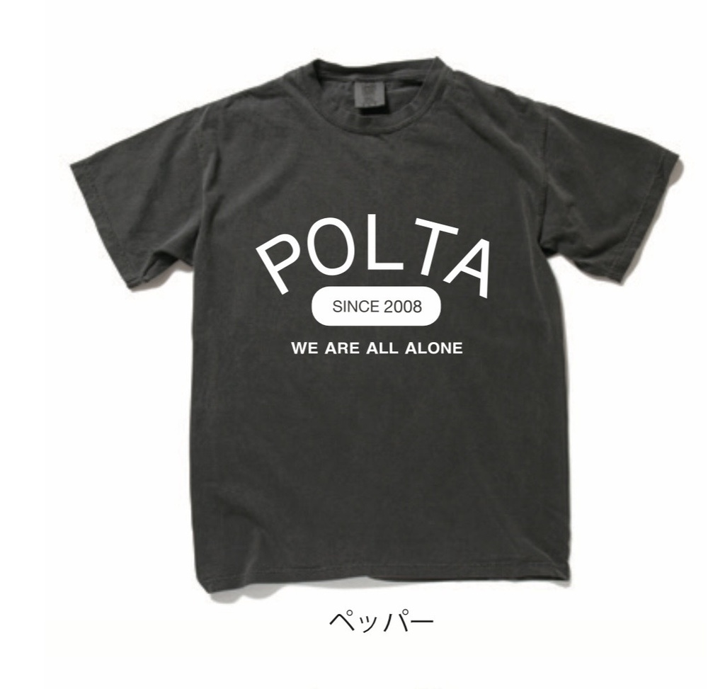 POLTA 10th Tシャツ 〜復刻版デザイン〜 ペッパー(黒)