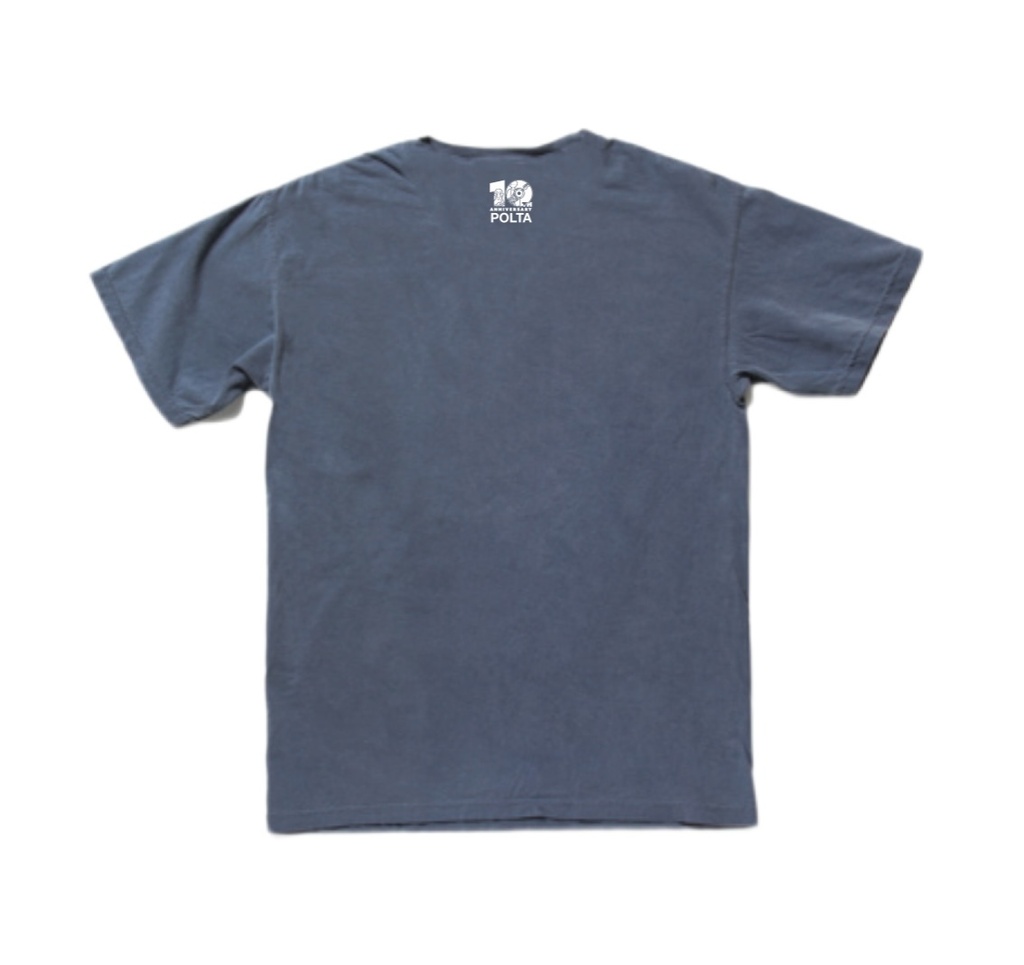 POLTA 10th Tシャツ 〜復刻版デザイン〜 ブルージーン(紺)