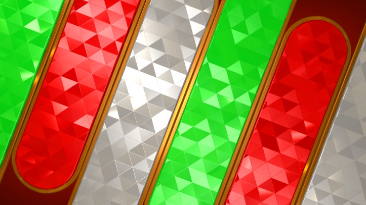 クリスマス向け動画素材(透明素材 / 6点)(横長バージョン)