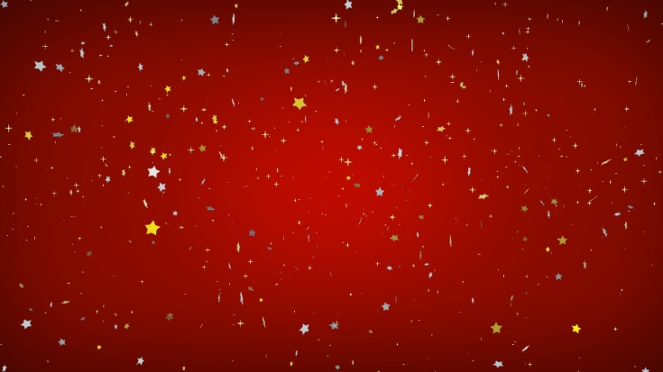 クリスマス向け動画素材(透明素材 / 6点)(横長バージョン)