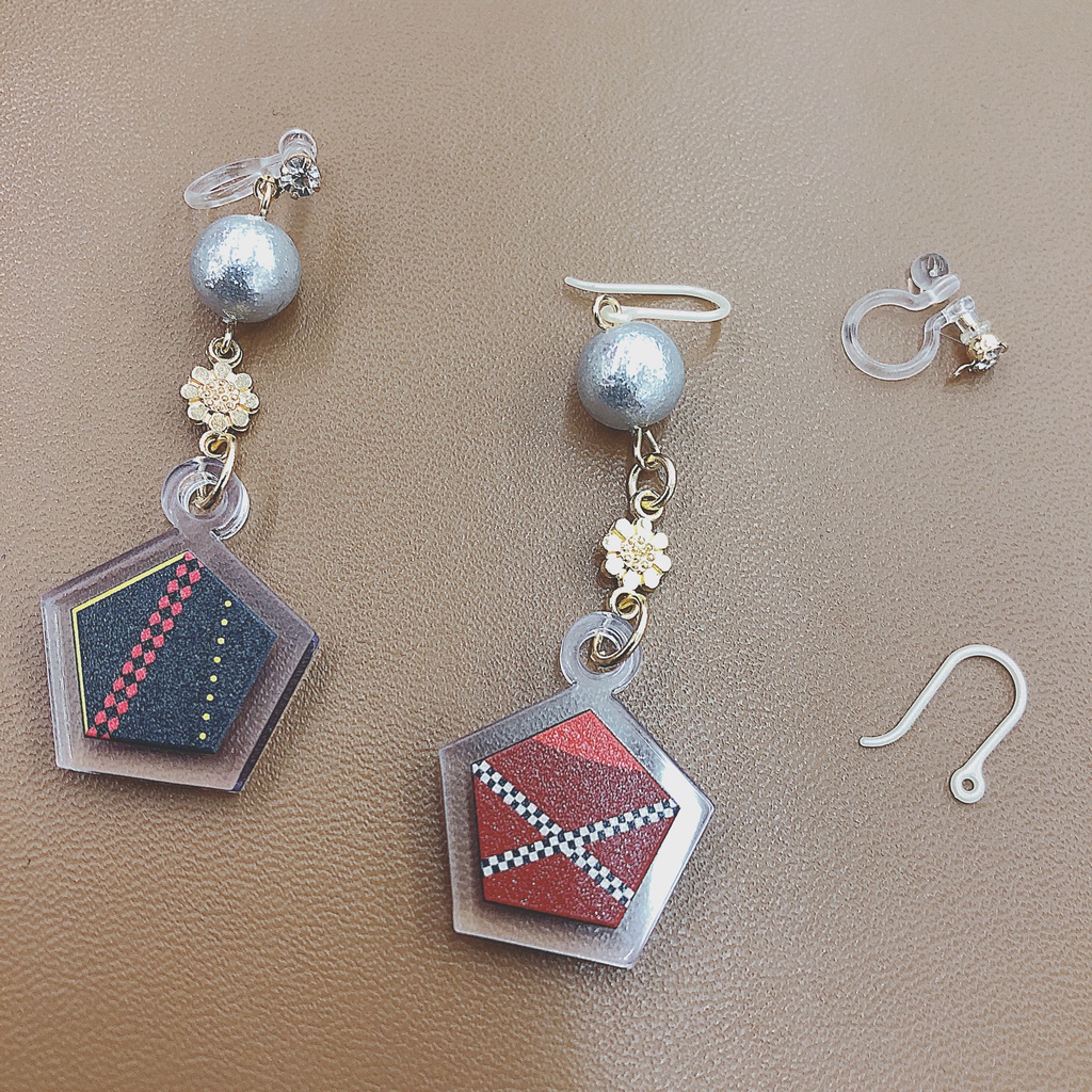 刀剣乱舞 五角形ピアス 第一弾