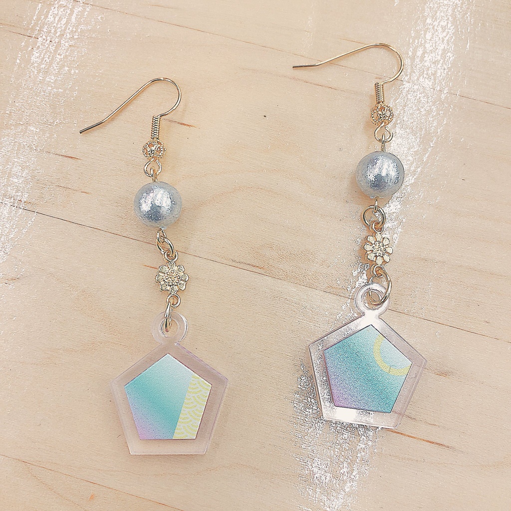 刀剣乱舞 五角形ピアス 第一弾