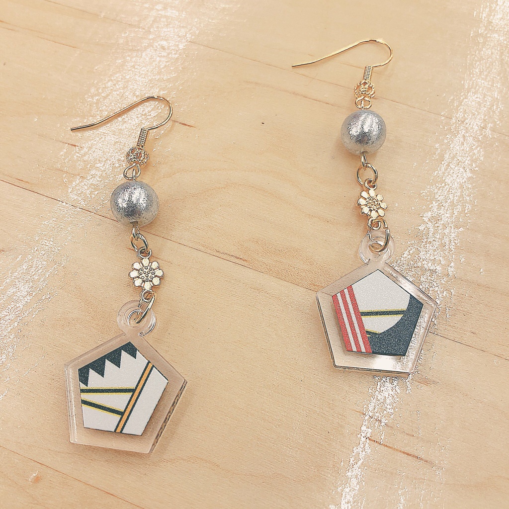 刀剣乱舞 五角形ピアス 第一弾