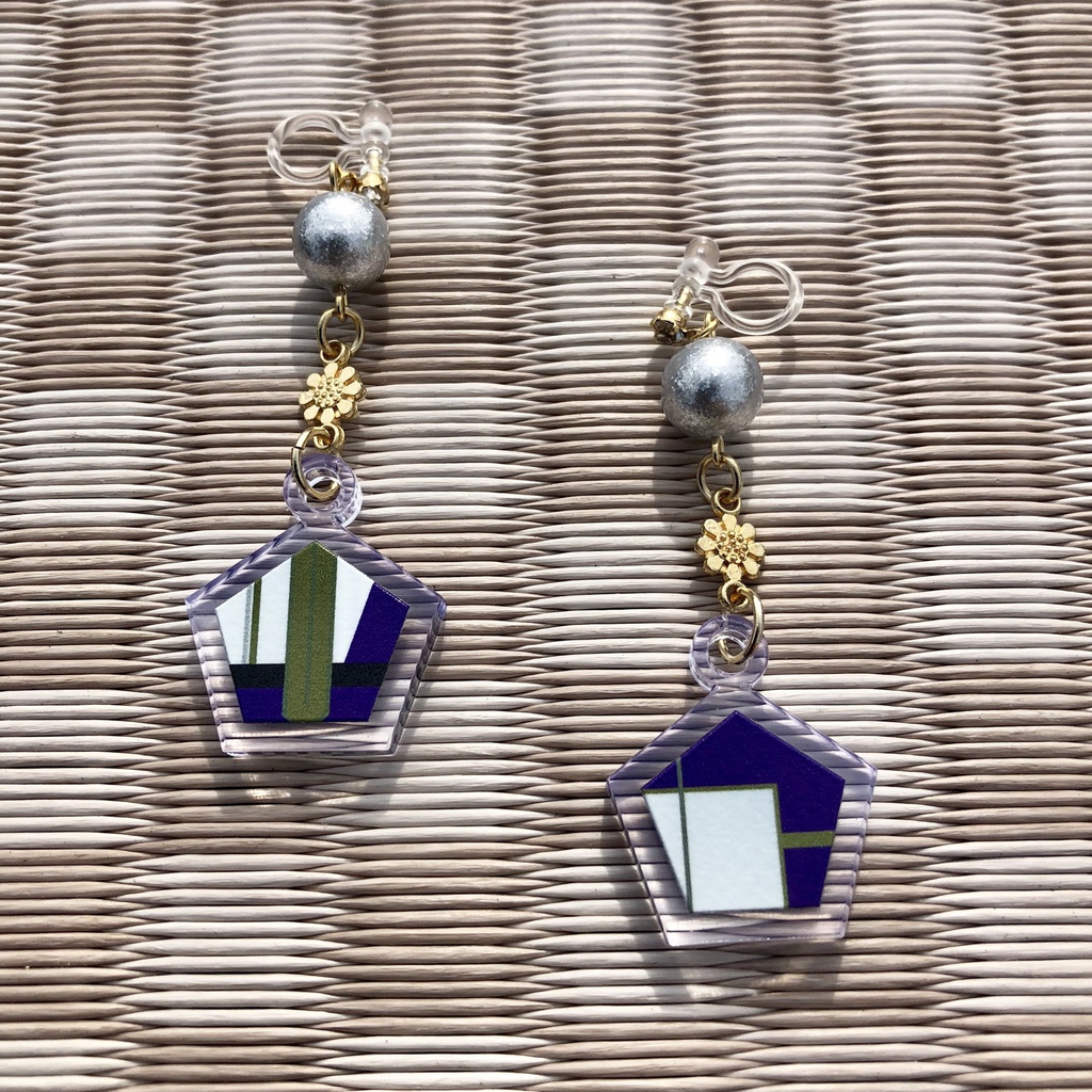 刀剣乱舞 五角形ピアス 第二弾