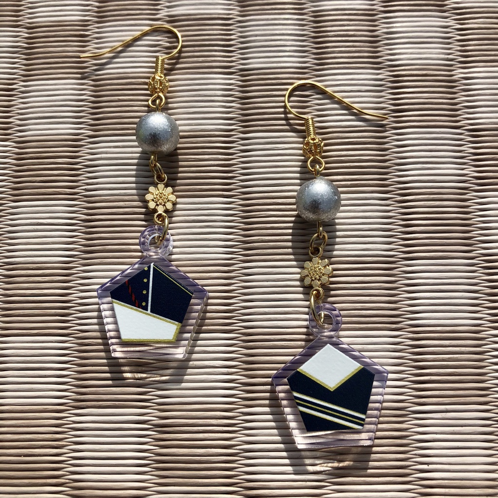 刀剣乱舞 五角形ピアス 第二弾