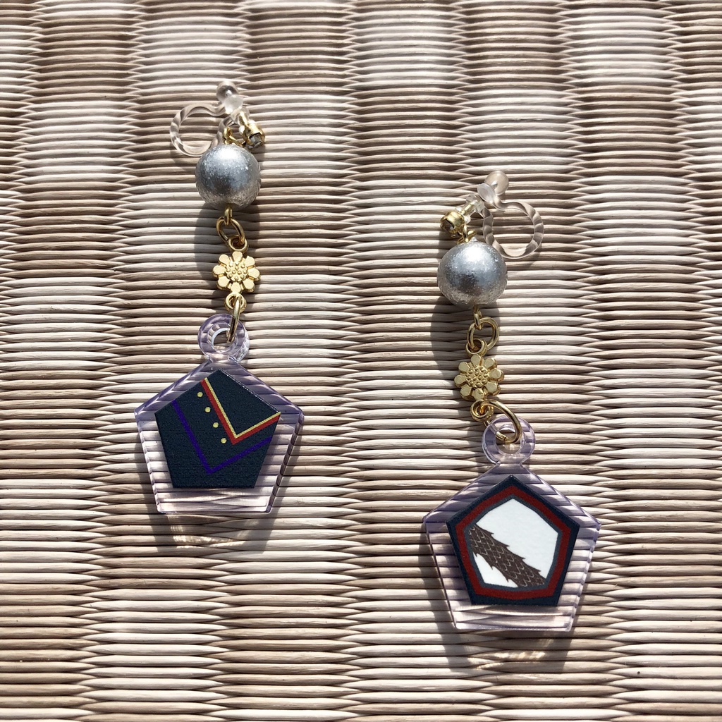 刀剣乱舞 五角形ピアス 第二弾