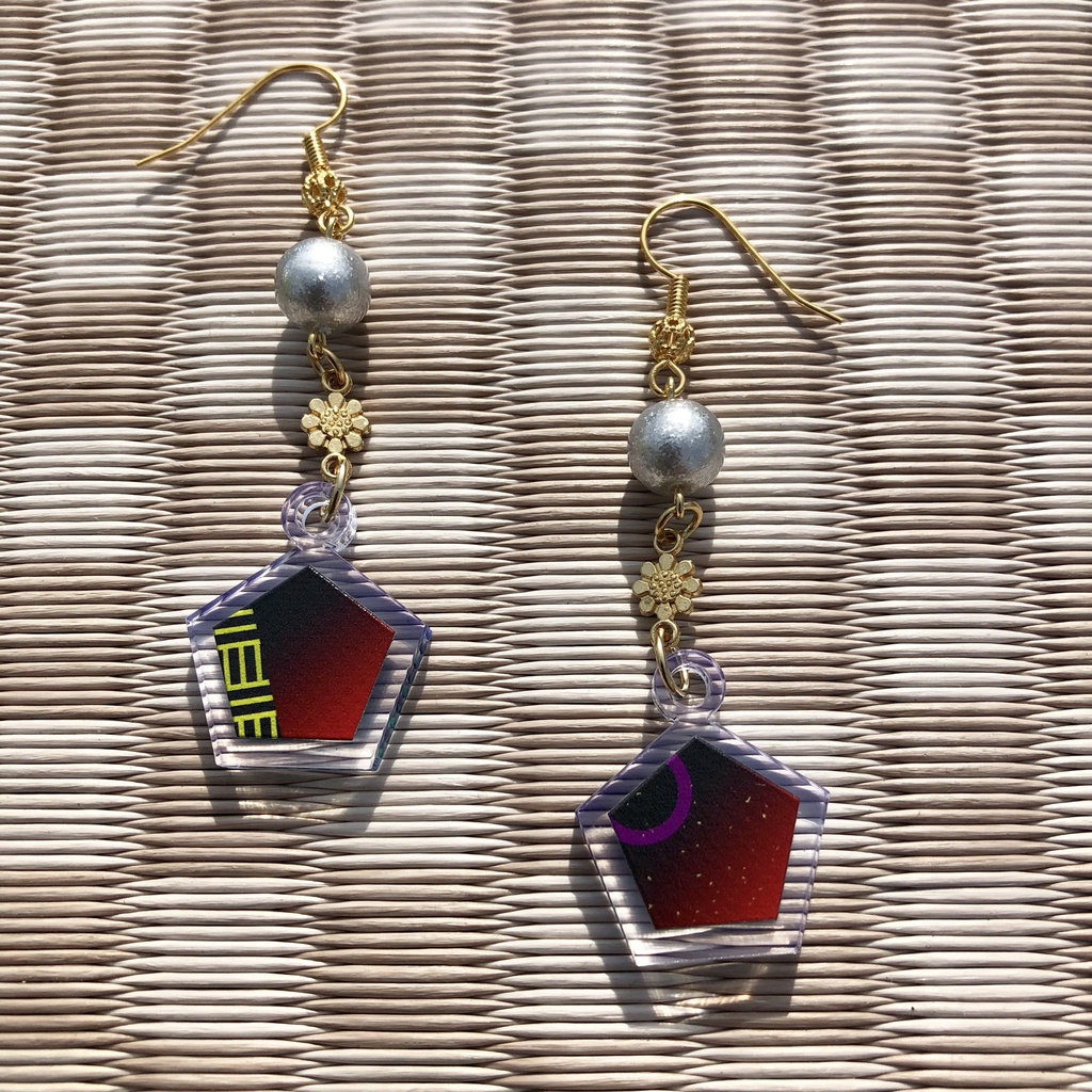 刀剣乱舞 五角形ピアス 第二弾