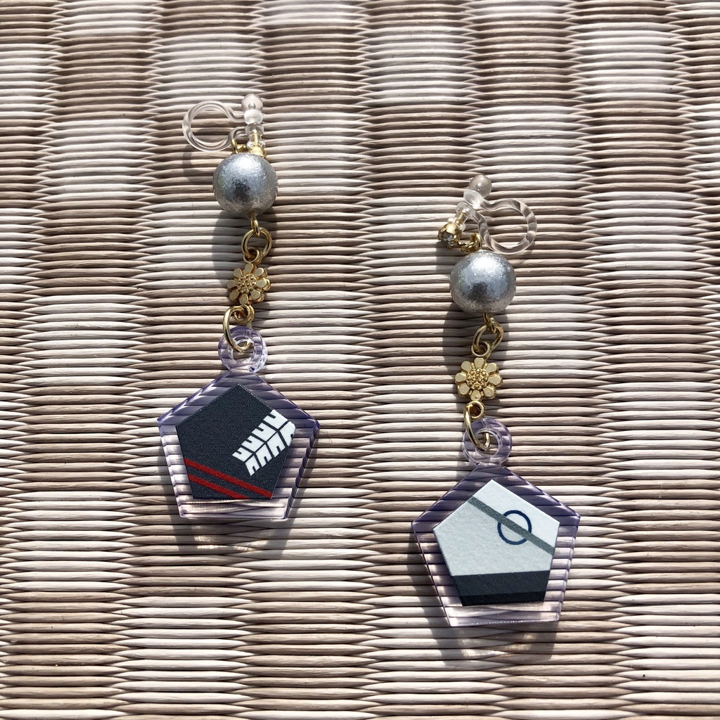 刀剣乱舞 五角形ピアス 第二弾