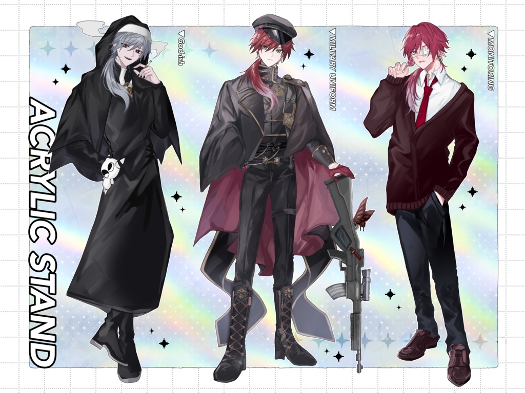 アクリルスタンド(3種)