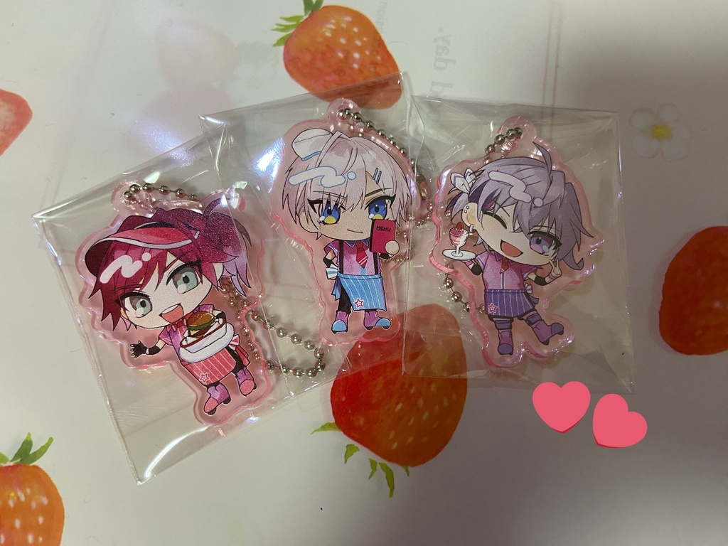 バチ肉ダイナーアクリルキーホルダー