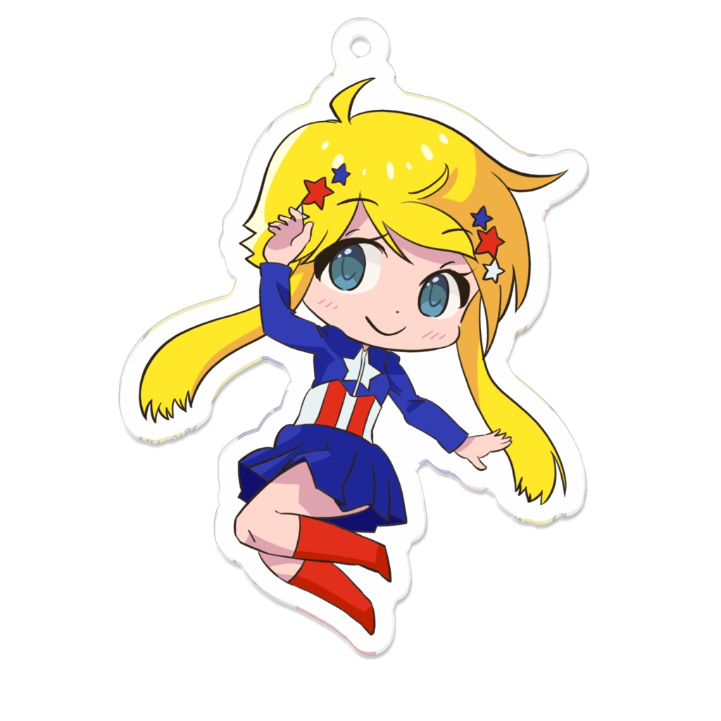 キャプテン・アメリカエアロちゃんアクキー