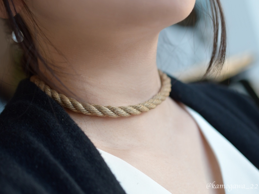 緊縛麻縄チョーカー【一連】