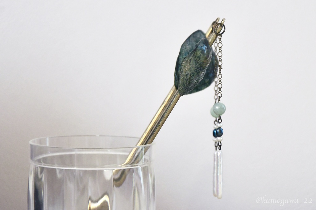 人魚のうろこのかんざし