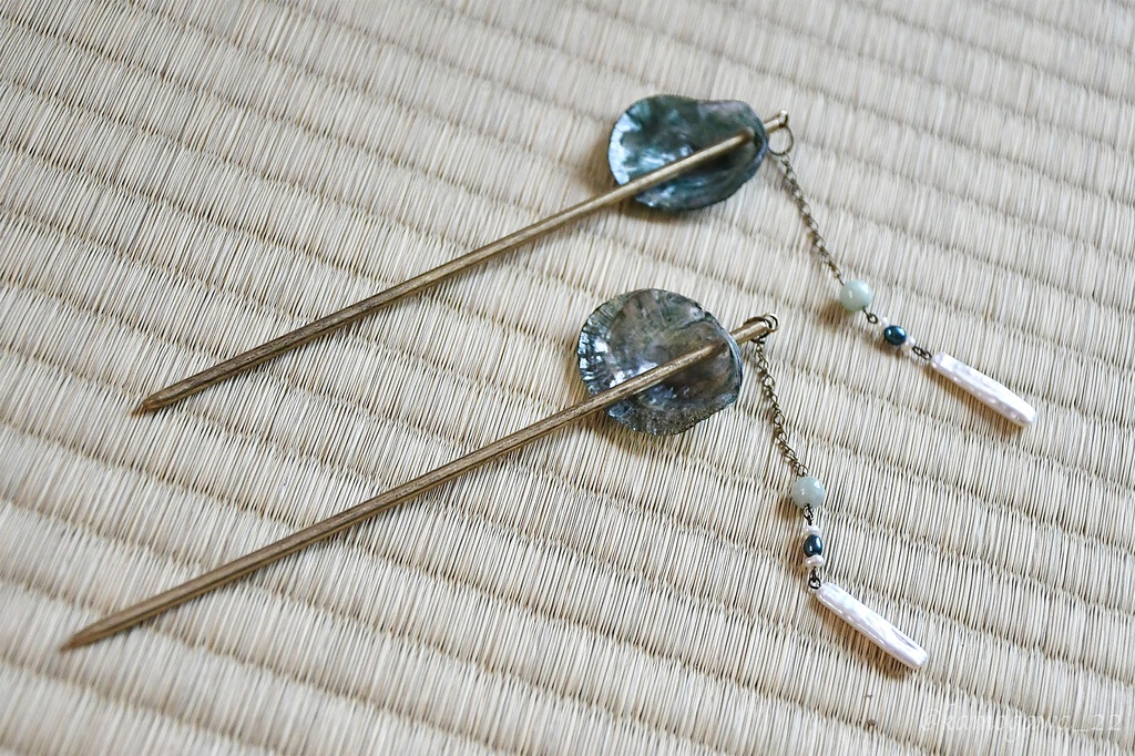 人魚のうろこのかんざし