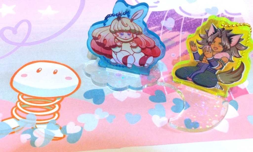 アクリルキーホルダー(2個セット)