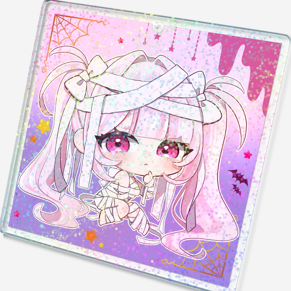 にぃと ハロウィンVer. ホログラムアクキー(70×70)