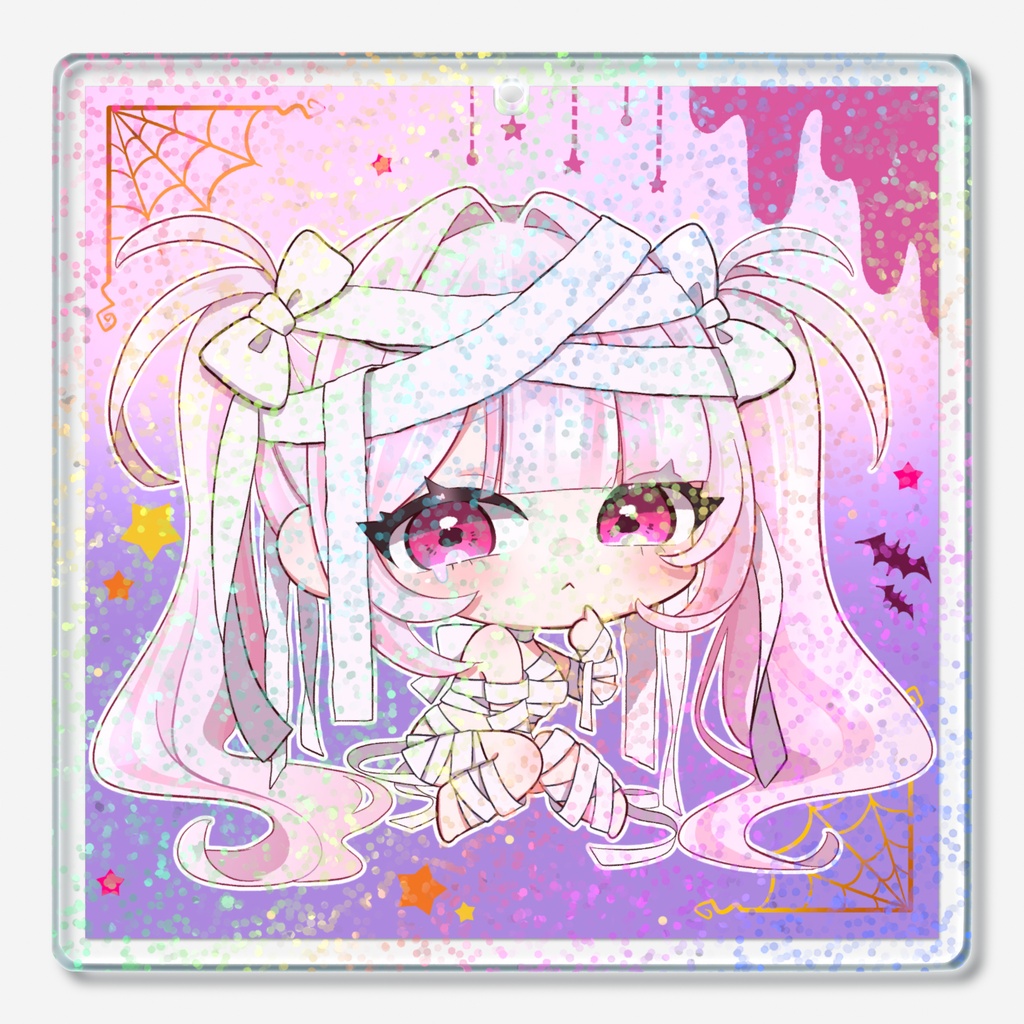 にぃと ハロウィンVer. ホログラムアクキー(70×70)