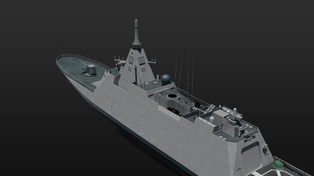 もがみ型護衛艦 3Dモデル