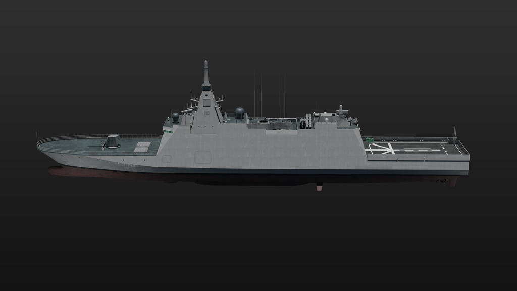 もがみ型護衛艦 3Dモデル