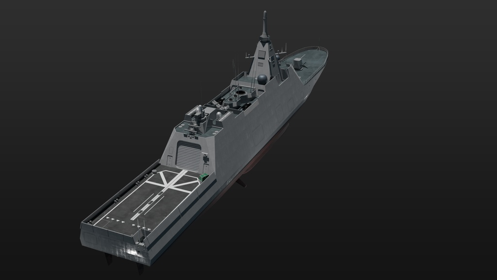 もがみ型護衛艦 3Dモデル