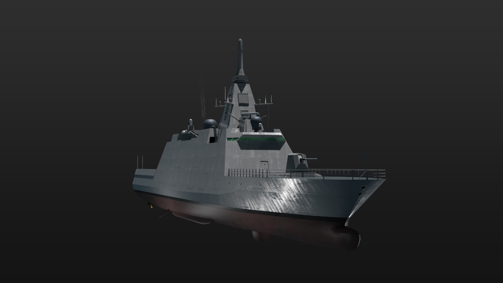 もがみ型護衛艦 3Dモデル