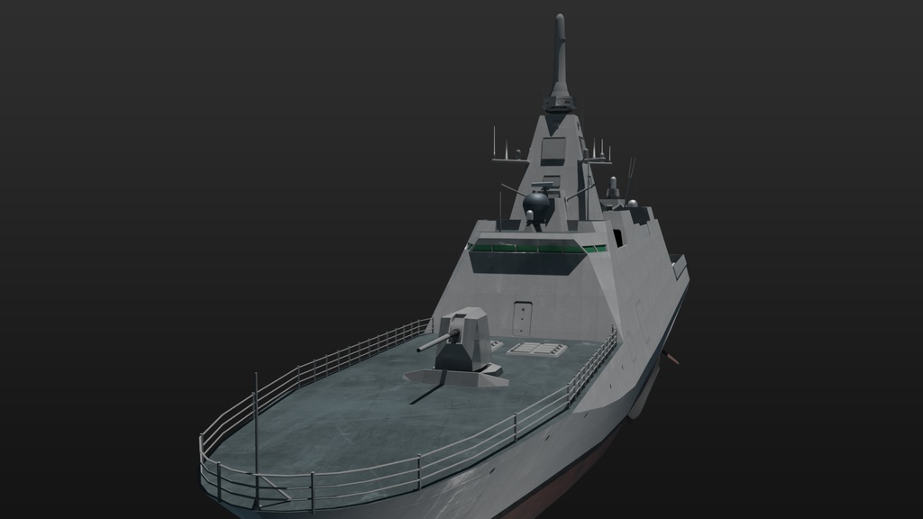もがみ型護衛艦 3Dモデル