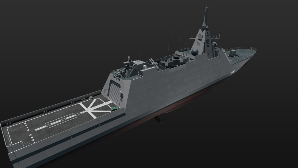 もがみ型護衛艦 3Dモデル
