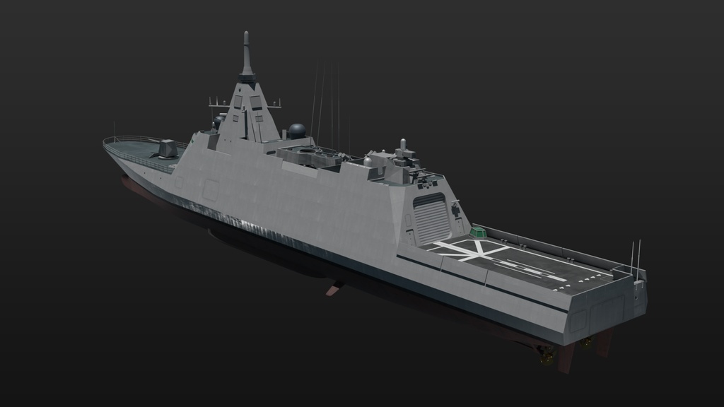 もがみ型護衛艦 3Dモデル