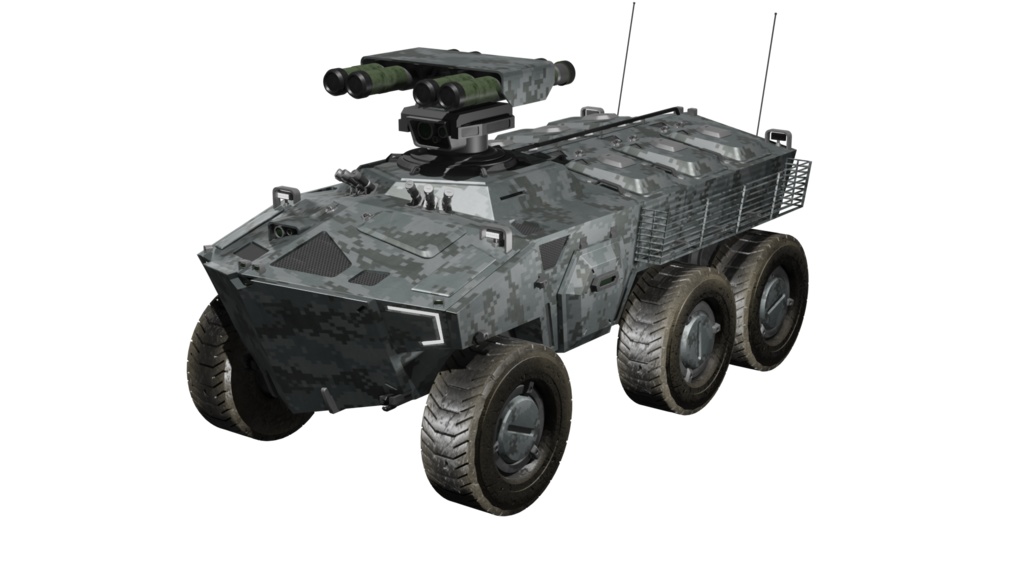 SF装甲兵員輸送車シリーズ 3Dモデル