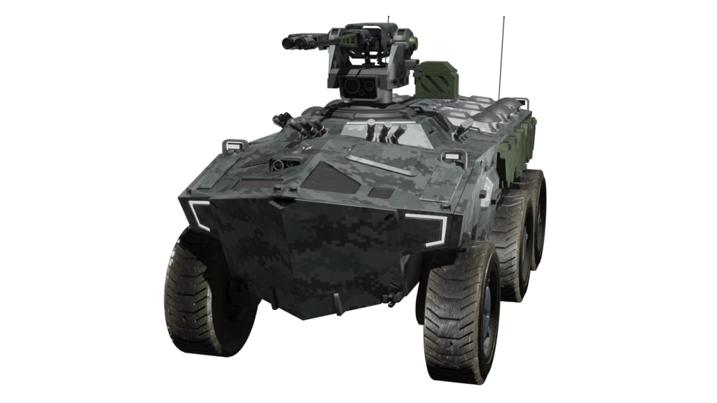 SF装甲兵員輸送車シリーズ 3Dモデル