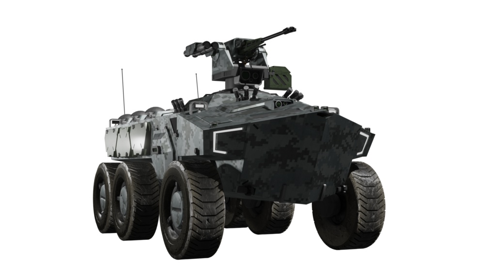 SF装甲兵員輸送車シリーズ 3Dモデル