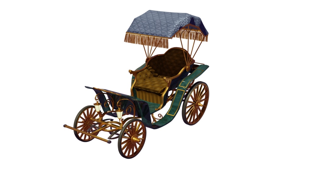 馬車3Dモデル
