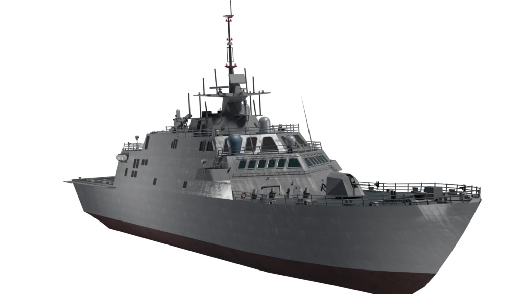 フリーダム級沿海域戦闘艦 3Dモデル