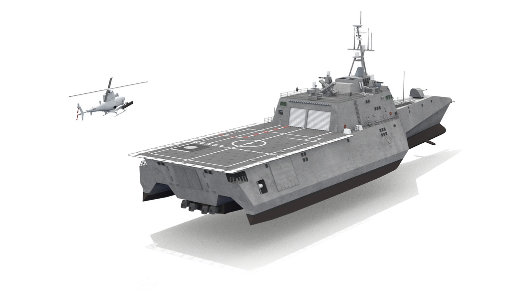 インディペンデンス級沿海域戦闘艦 3Dモデル