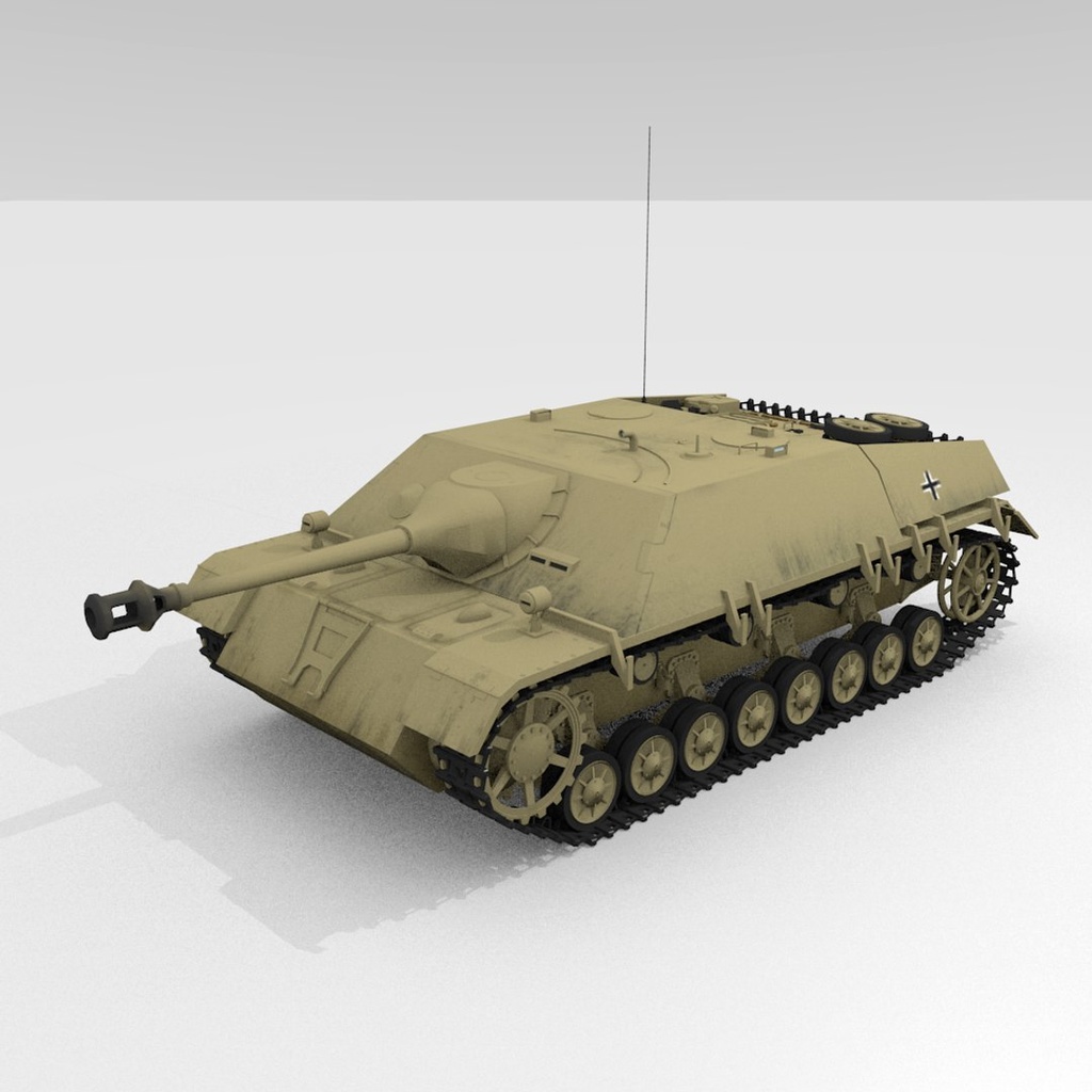 IV号駆逐戦車 L48 3Dモデル