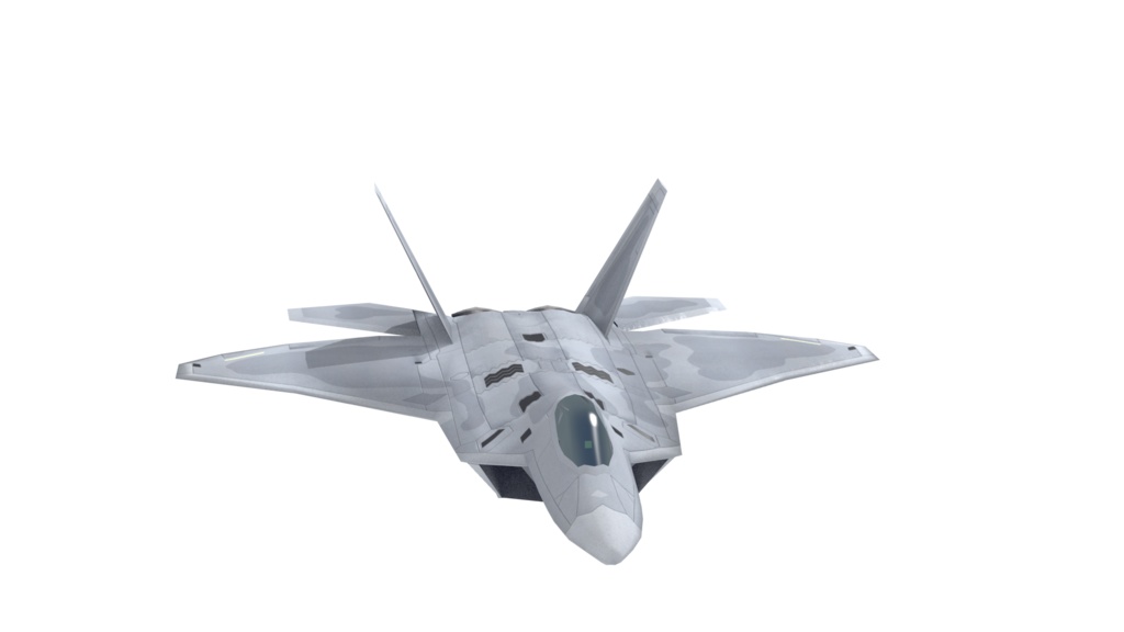 F-22 ステルス戦闘機 3Dモデル