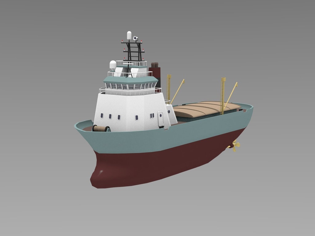 貨物船3Dモデル