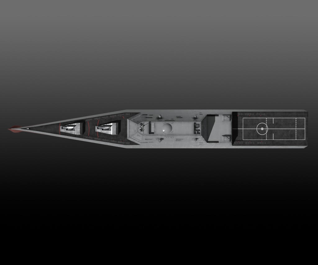 ズムウォルト級ミサイル駆逐艦 DDG-1000 3Dモデル